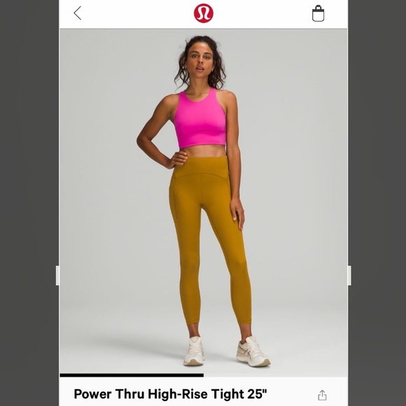 Power Thru high rise leggings 25” - Picture 5 of 5